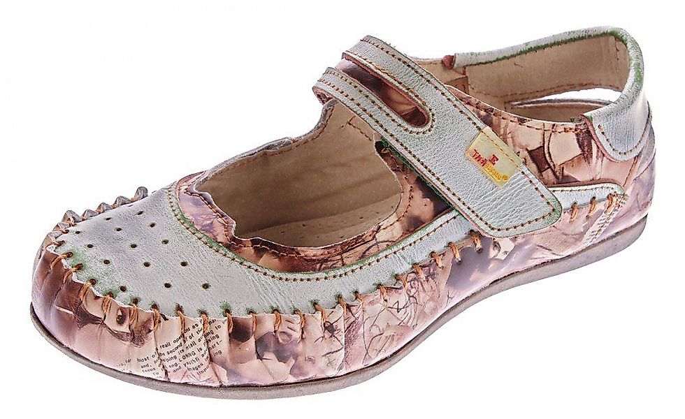 TMA Damen Leder Ballerinas Schuhe Sandalen günstig online kaufen