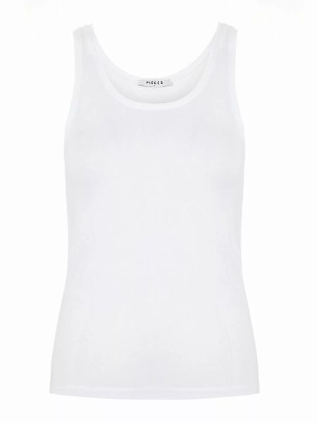 Pieces Sirene Ärmelloses T-shirt S Bright White günstig online kaufen