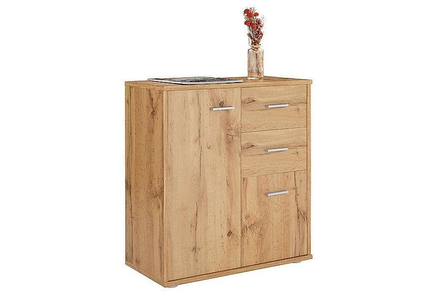 CARO-Möbel Highboard LOCARNO, Kommode Highboard Mehrzweckschrank Büro Beist günstig online kaufen