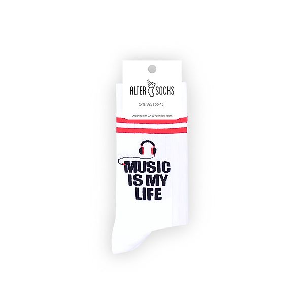 AlterSocks Freizeitsocken Lustige Socken Musik Socken günstig online kaufen