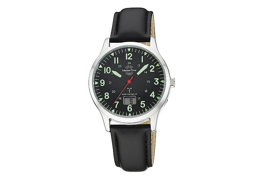 MASTER TIME Funkuhr Aviation MTGA-10957-22L, Quarzuhr, Armbanduhr, Herrenuh günstig online kaufen