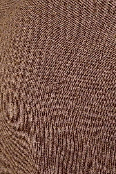 CASAMODA Wollpullover Pullover mit V-Ausschnitt uni 004430 günstig online kaufen