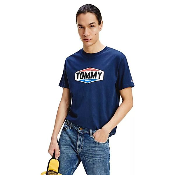 Tommy Jeans Printed Logo Kurzärmeliges T-shirt S Twilight Navy günstig online kaufen