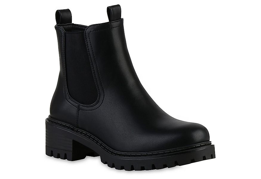 VAN HILL 841853 Stiefelette Damen Klassische Stiefeletten Blockabsatz Profi günstig online kaufen