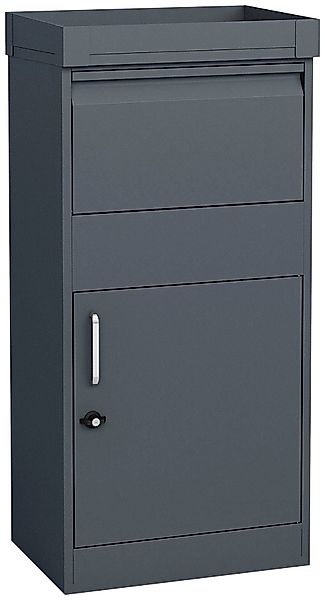WESTMANN Briefkasten Stahl-Paketbox Piet, Anthrazit, 50x37x105 günstig online kaufen