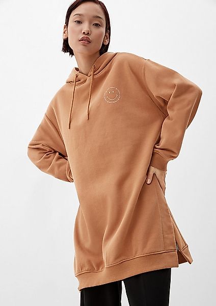 s.Oliver Sweatshirt Sweatshirt Langer Sweater mit Smiley®-Print günstig online kaufen