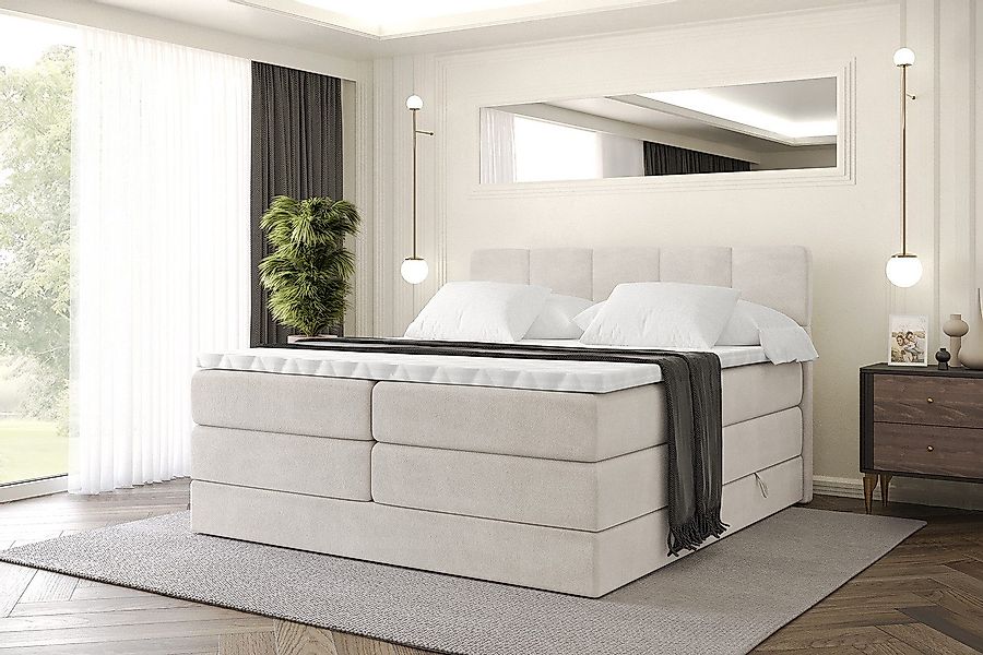 ALTDECOR Boxspringbett LIRO KING (Multipocket-Matratze H4, günstig online kaufen