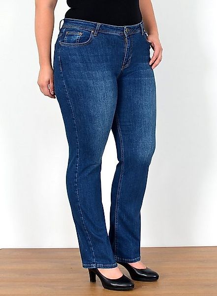 ESRA Straight-Jeans FG2 High Waist Jeans Damen Straight Hose Stretch bis Üb günstig online kaufen