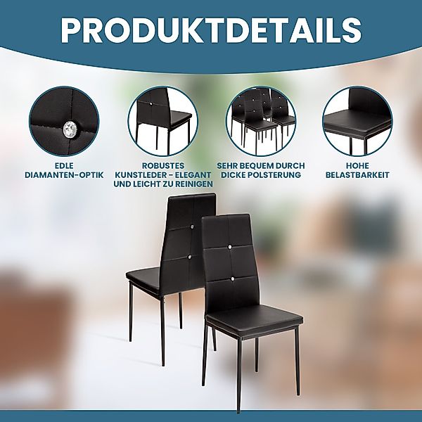 Albatros International Esszimmerstuhl Esszimmerstühle DIAMOND 4er günstig online kaufen