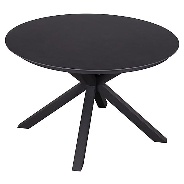 GarWoh Tisch Malaga 120cm Rund Dark Grey Aluminium günstig online kaufen