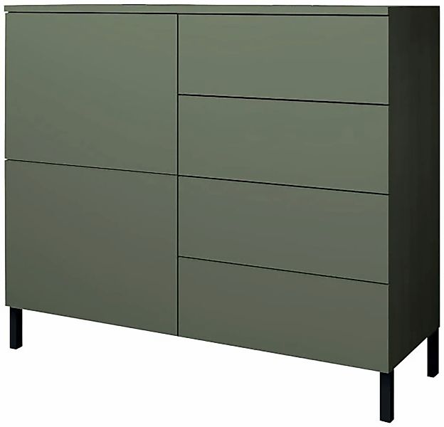borchardt Möbel Kommode "Haama, modern, grifflos, Metallfüße, praktisch, 2 günstig online kaufen