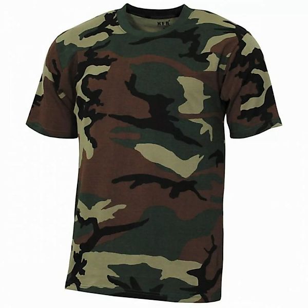 MFH T-Shirt US T-Shirt, Streetstyle, woodland, 140-145 g/m² - XL (1-tlg) ve günstig online kaufen