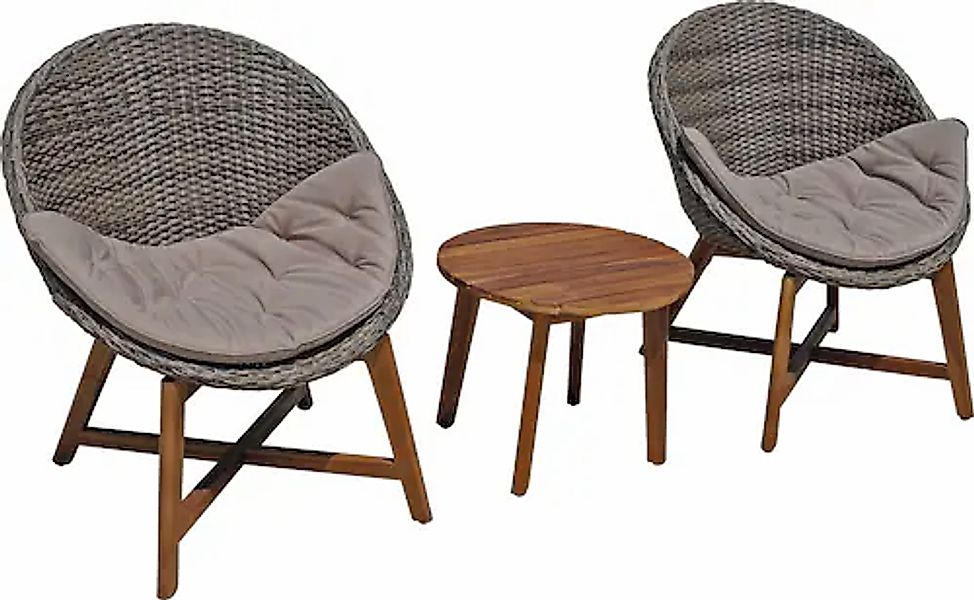 Garden Pleasure Garten-Essgruppe », Sitzgruppe Sitzgrupp »RENO«« Set, 2 Ses günstig online kaufen