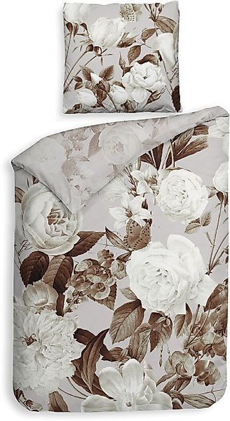 Heckett & Lane Bettwäsche »Danna« 2 Stk. tlg. Blumen Muster, hochwertiges M günstig online kaufen