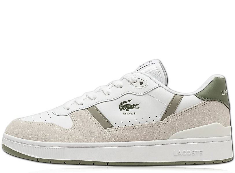 Lacoste T-CLIP SET 225 3 SMA WHITE/KHK Lacoste Herren Sneaker Sneaker günstig online kaufen