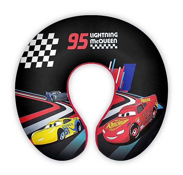 Seven Polska Nackenkissen Kinder Reisekissen, Nackenrolle "CARS", schwarz günstig online kaufen