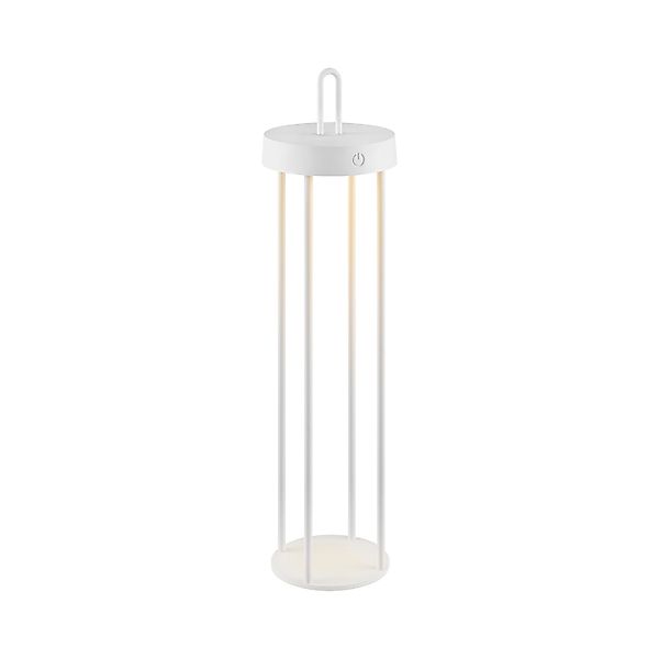 Just Light. LED-Akku-Tischleuchte Anselm Weiß 50,4 cm x Ø 12,8 günstig online kaufen