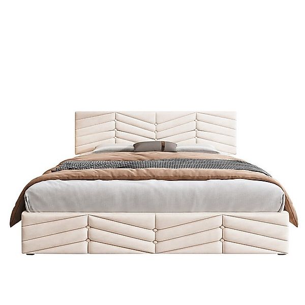OKWISH Polsterbett Doppelbett Stauraumbett (160 x günstig online kaufen