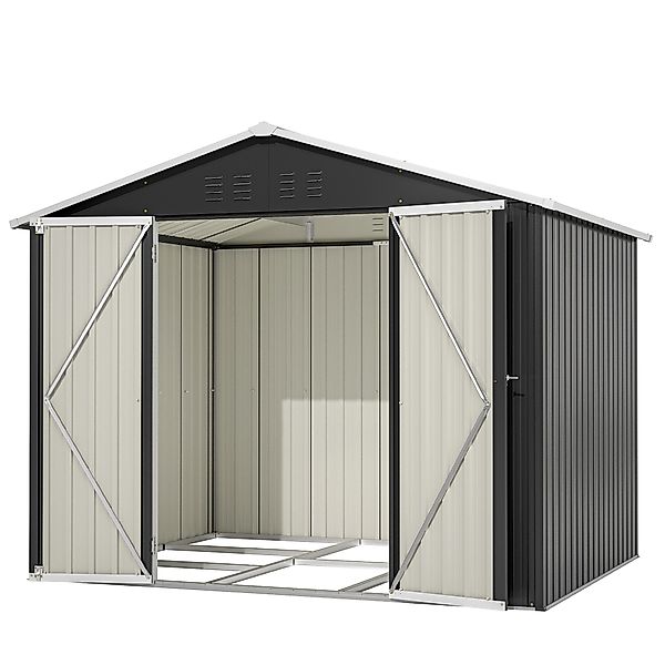 Thanaddo Gartenhaus Metall Gerätehaus Geräteschuppen Inkl. günstig online kaufen