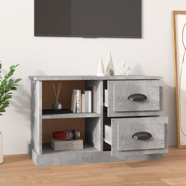 vidaXL TV-Schrank TV-Schrank Betongrau 73x35,5x47,5 cm günstig online kaufen