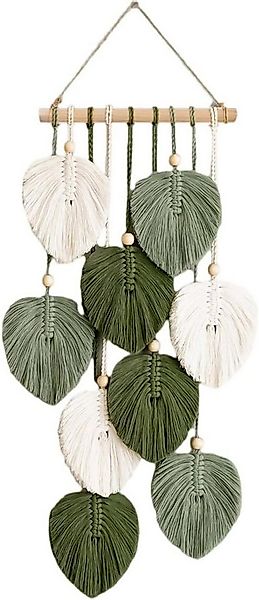 Kaket Hängedekoration Blatt Makramee Wandbehang, Boho Raumdekor günstig online kaufen