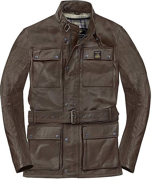 Black-Cafe London Motorradjacke Moskau Motorrad Lederjacke protektoren günstig online kaufen