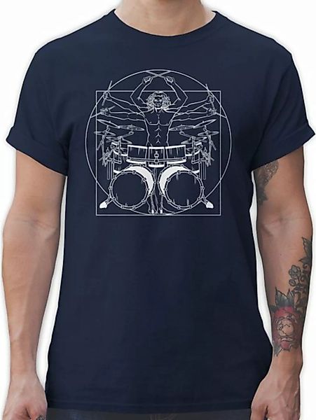 Shirtracer T-Shirt Schlagzeuger Drummer Geschenk Schlagzeug Musik Instrumen günstig online kaufen