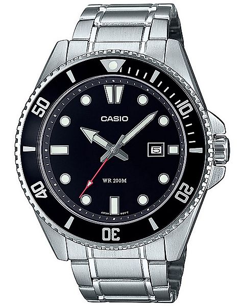 CASIO Taucheruhr F Collection Herren-Stahl/Schwarz günstig online kaufen