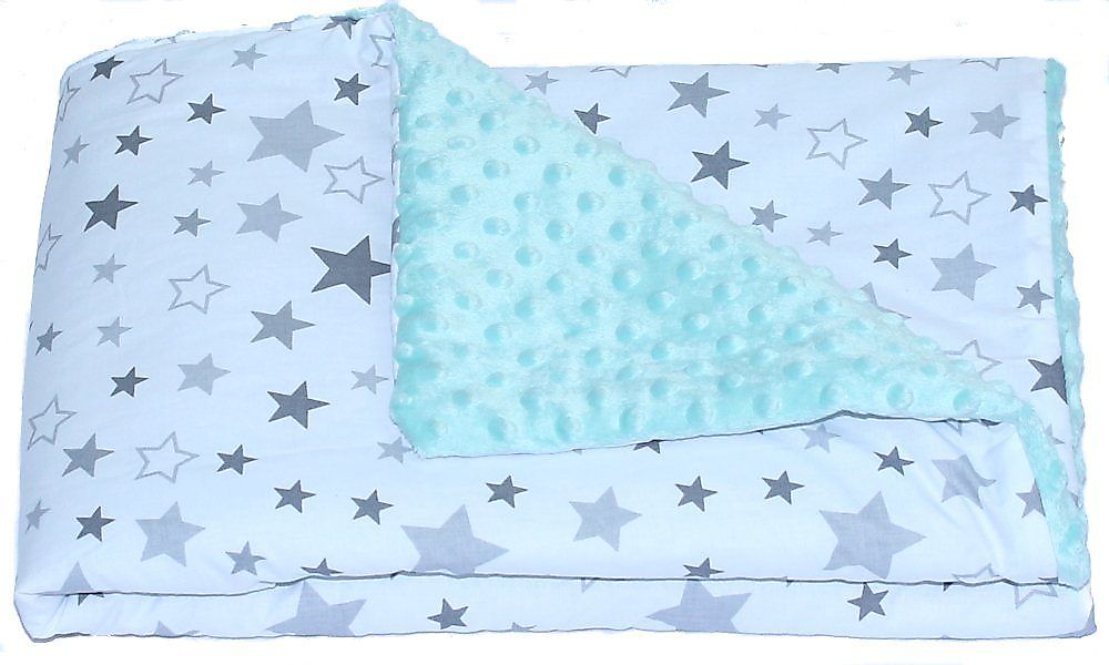 Babydecke Baby Wende Einschlagdecke MINKY mit Kapuze Babyschale Zweiseitig, günstig online kaufen