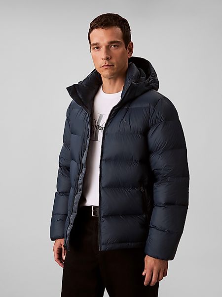 Calvin Klein Jeans Steppmantel "LS NYLN ZP OFF HD DW", Mit Rundhalsausschni günstig online kaufen