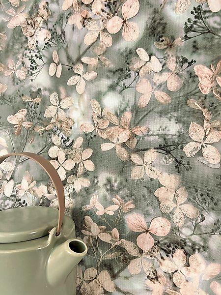 Newroom Vliestapete, strukturiert, Mustertapete, Blumentapete günstig online kaufen