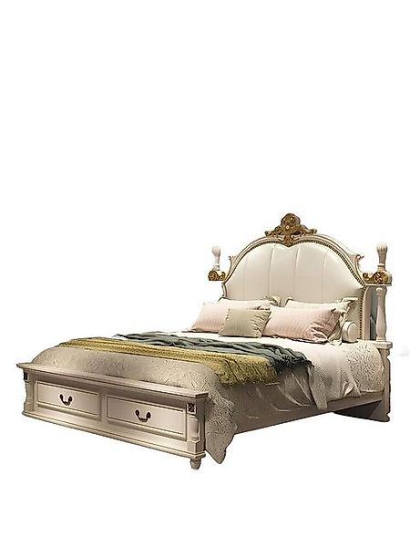 Xlmoebel Bett Neues königliches Barock-Holzmöbel Set für Doppelbetten im Ho günstig online kaufen