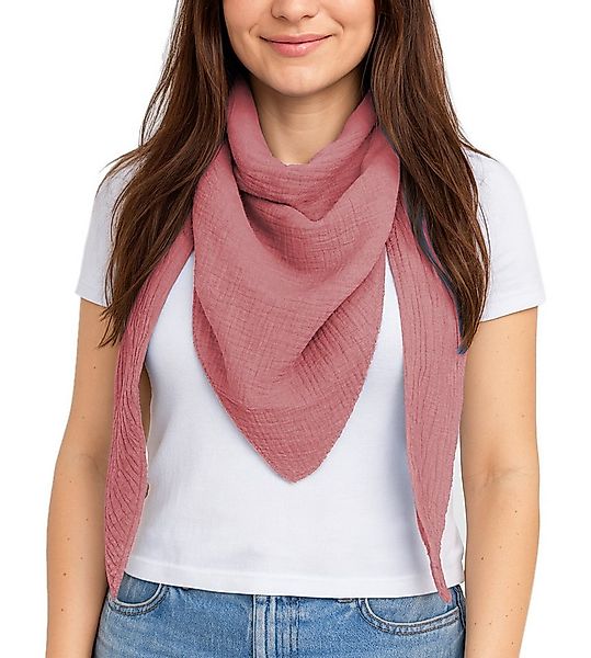 dy_mode Dreieckstuch Damen Halstuch Dreieckstuch Musselin Dreiecksschal Sch günstig online kaufen