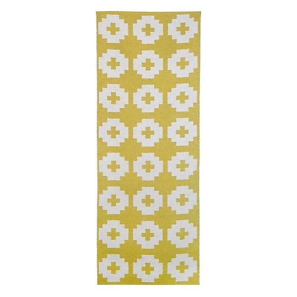 Flower Teppich sun (gelb) 70 x 100cm günstig online kaufen