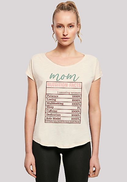 F4NT4STIC T-Shirt "Muttertag Mama Nährwerte Lustig", Premium Qualität günstig online kaufen