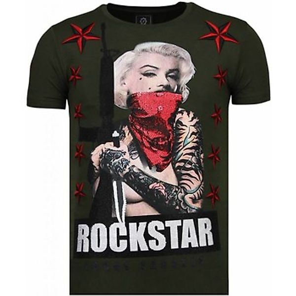 Local Fanatic  T-Shirt Marilyn Rockstar Strass günstig online kaufen