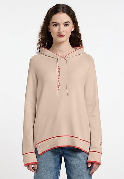 Frieda & Freddies NY Strickpullover Hoody mit dezenten Farbdetails günstig online kaufen