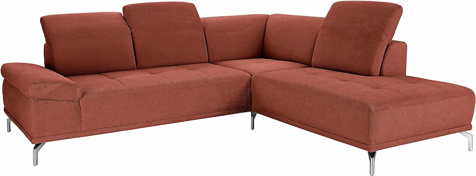 Places of Style Ecksofa "Caluna", Inkl.Sitztiefenverstellung, wahlweise mit günstig online kaufen