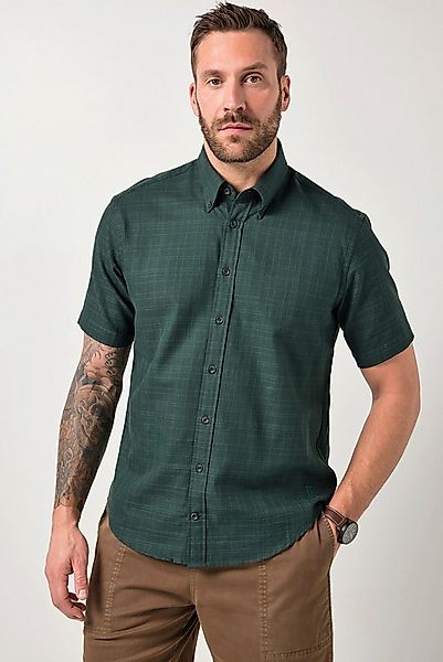 JP1880 Kurzarmhemd JP1880 Karohemd Halbarm Buttondown-Kragen bis 8 XL günstig online kaufen