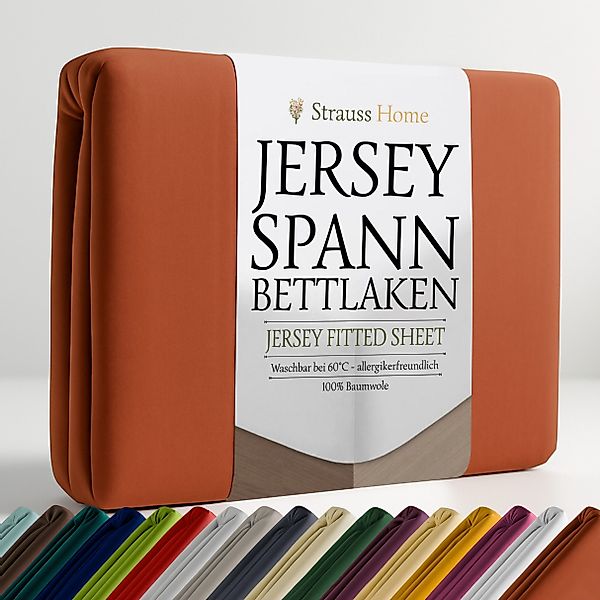 Strauss Home Spannbettlaken Premium, Gummizug: Rundumgummi, günstig online kaufen
