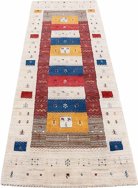 carpetfine Wollteppich »Gabbeh Sofia«, rechteckig, 15 mm Höhe, reine Wolle, günstig online kaufen