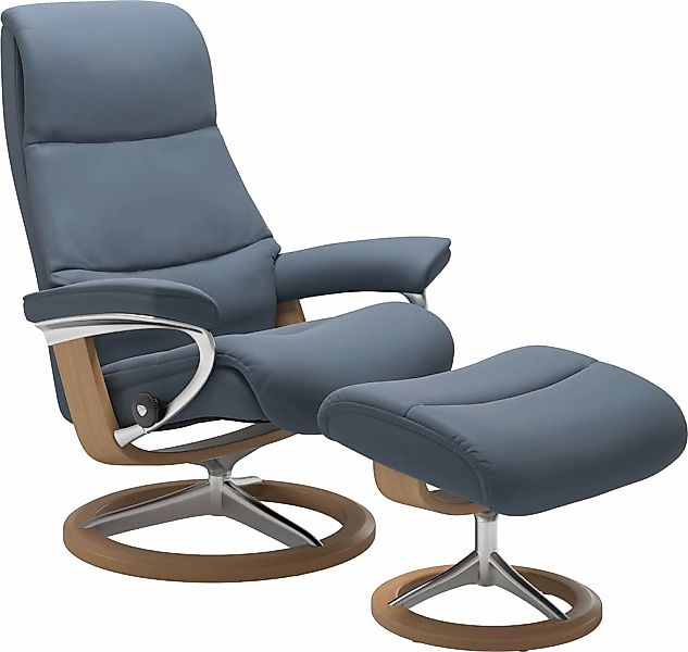 Stressless "View" mit Signature Base, Größe L,Gestell Eiche günstig online kaufen