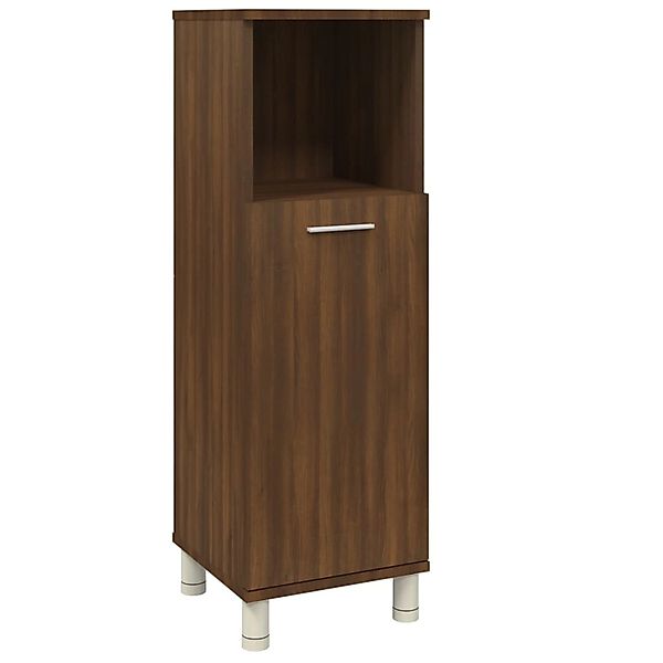 vidaXL Mehrzweckschrank Badezimmerschrank Braun Eiche 30x30x95 cm Spanplatt günstig online kaufen