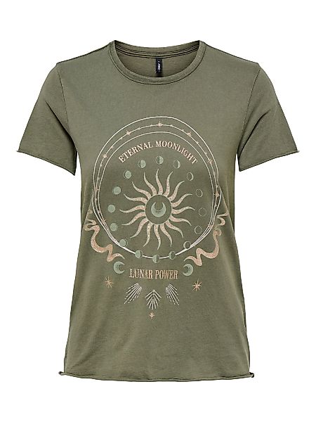 ONLY Rundhalsshirt "ONLLUCY REG S/S TOP JRS NOOS" unterschiedlich bedruckt günstig online kaufen