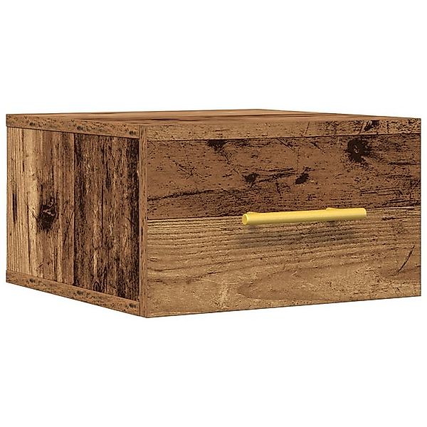 vidaXL Fächerschrank Wand-Nachttisch Altholz 35x35x20 cm (1-St) günstig online kaufen