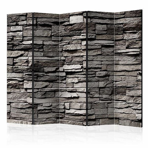 5-teiliges Paravent - Stony Facade Ii [room Dividers] günstig online kaufen