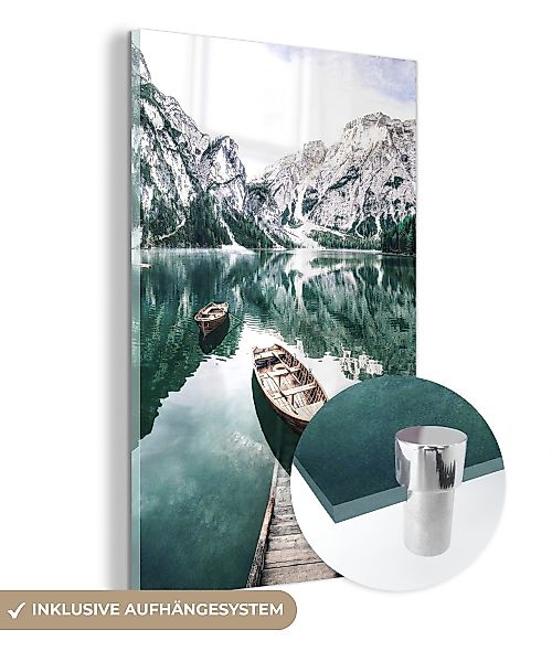 MuchoWow Acrylglasbild Berge - Schnee - günstig online kaufen