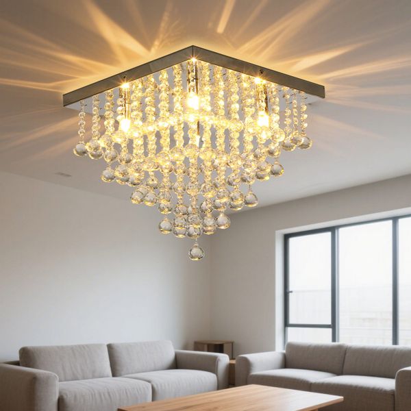 oyajia Deckenleuchte Moderne Kristall Deckenlampen, Luxus günstig online kaufen