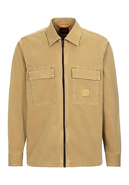 BOSS ORANGE Hemdjacke Lovel mit gestickten günstig online kaufen