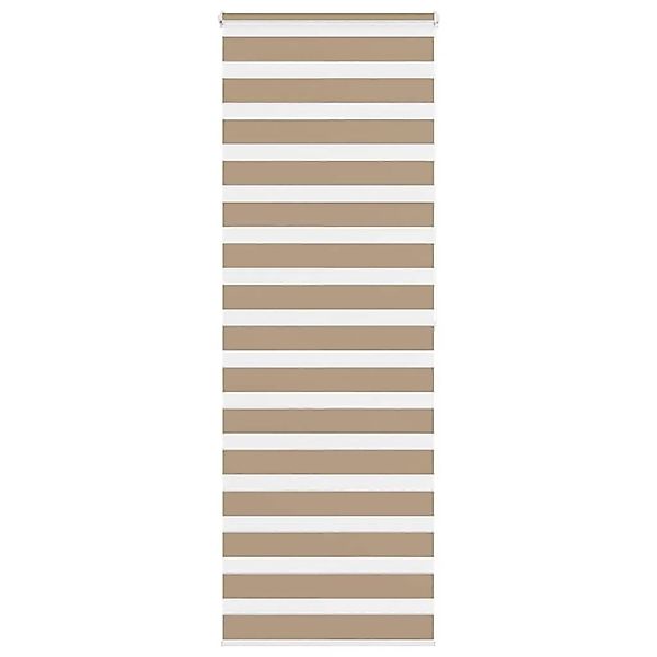 vidaXL Doppelrollo Sandbraun 70x200 cm Stoffbreite 65,9 cm Polyester 401456 günstig online kaufen